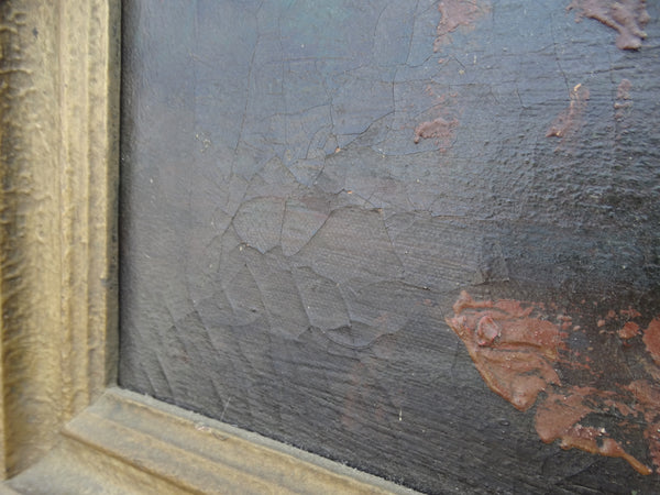 The Great Oak In the Woods - oil on canvas 1930s