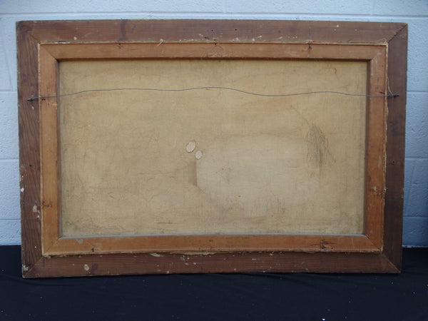 The Great Oak In the Woods - oil on canvas 1930s