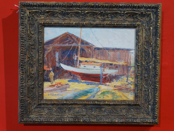 Mabel Sumerlin: Boat in Dry Dock
