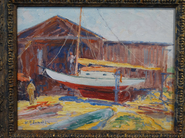 Mabel Sumerlin: Boat in Dry Dock
