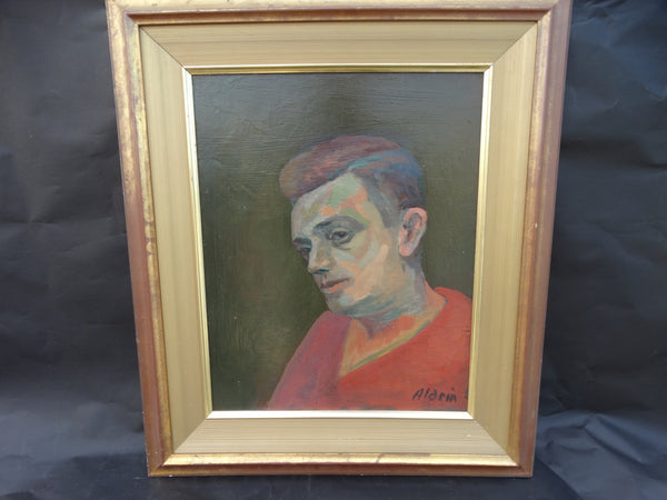 Anders Aldrin: Man in a Red Sweater c 1940