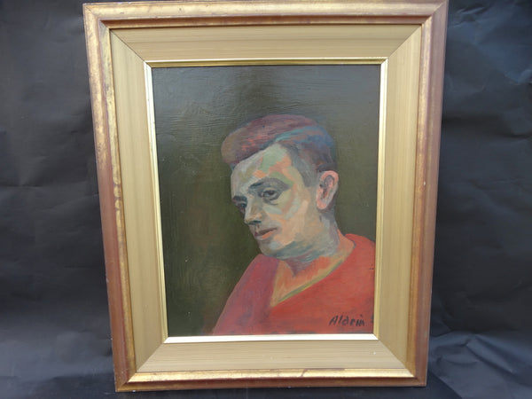 Anders Aldrin: Man in a Red Sweater c 1940