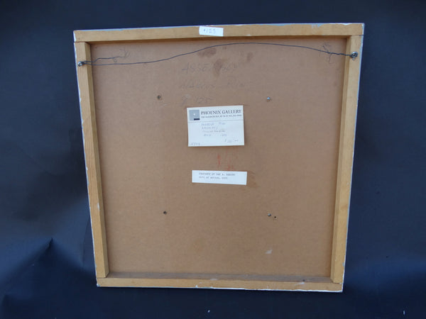 Painted Wooden Sculpture in Low Relief, Assembly by Marcus Pim 1964