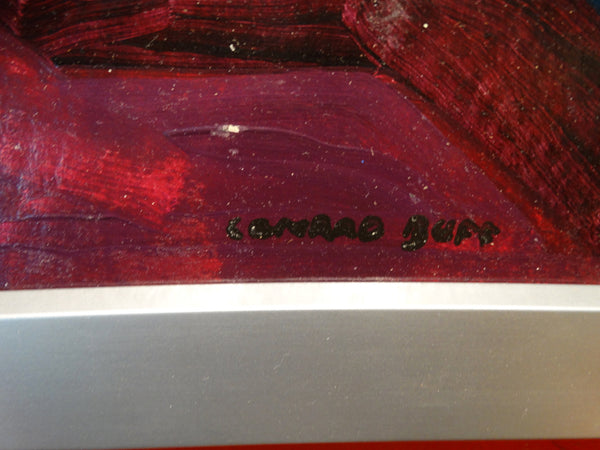 Conrad Buff - Mid-century Desert Landscape - Oil On Board P2489