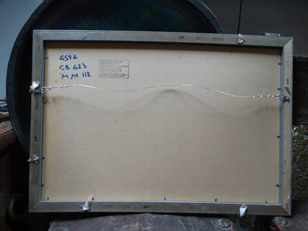 Conrad Buff - Mid-century Desert Landscape - Oil On Board P2489