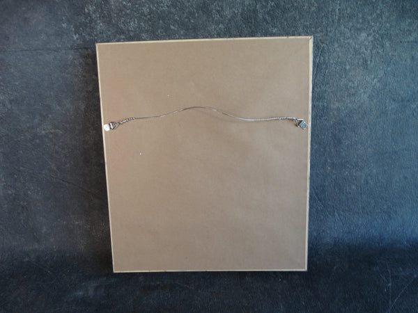 Tiny Oil Painting on Tin - Mexican Child Carrying a Baby 1914 P2525