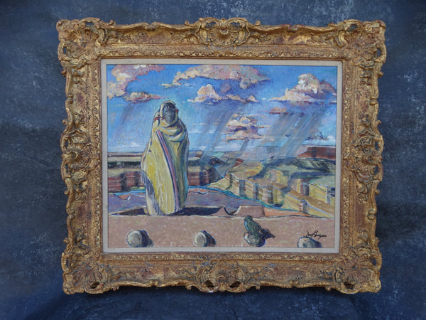 Don Burgess - Passenger Of The Storm 1985- Oil on Canvas P2542