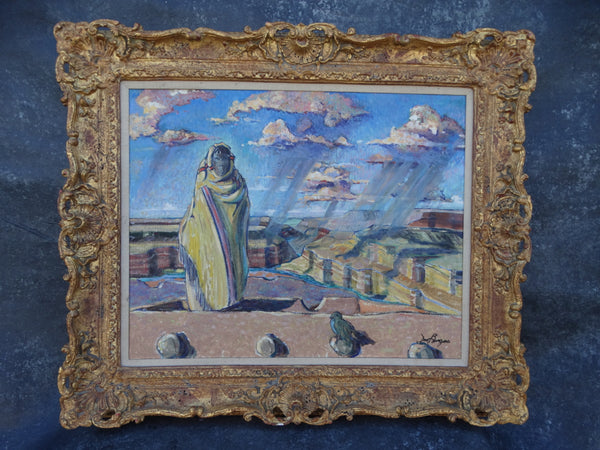 Don Burgess - Passenger Of The Storm 1985- Oil on Canvas P2542