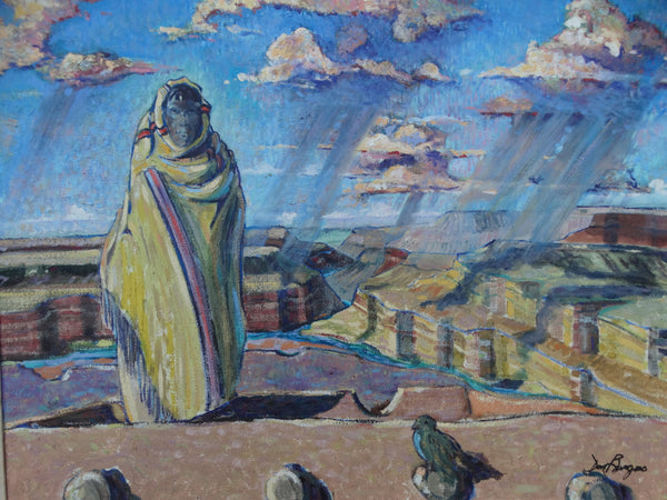 Don Burgess - Passenger Of The Storm 1985- Oil on Canvas P2542