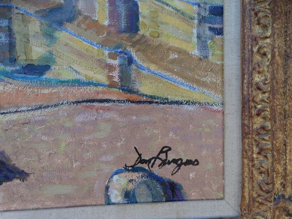 Don Burgess - Passenger Of The Storm 1985- Oil on Canvas P2542