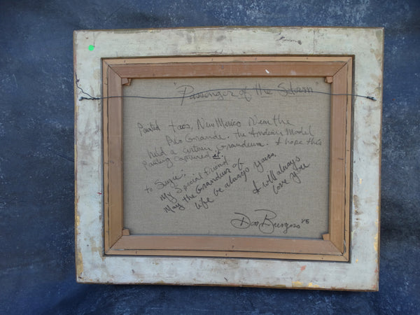 Don Burgess - Passenger Of The Storm 1985- Oil on Canvas P2542