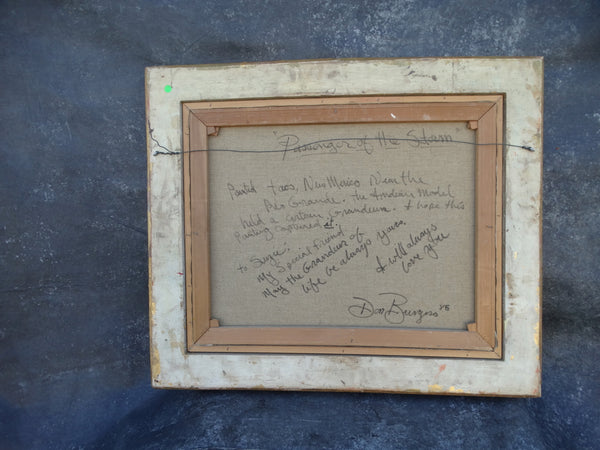 Don Burgess - Passenger Of The Storm 1985- Oil on Canvas P2542