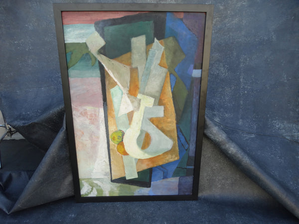 Jorgen Hansen Abstract 1960 Oil on Board