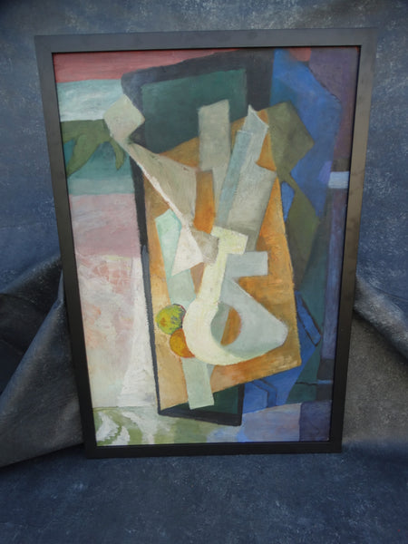 Jorgen Hansen Abstract 1960 Oil on Board
