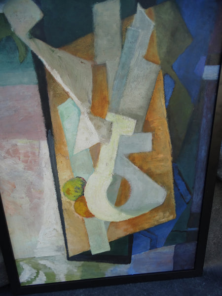 Jorgen Hansen Abstract 1960 Oil on Board