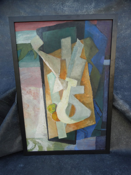 Jorgen Hansen Abstract 1960 Oil on Board