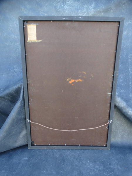 Jorgen Hansen Abstract 1960 Oil on Board