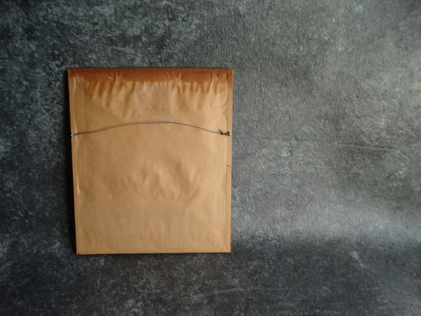 Lady In The Rain - Édouard Halouze - Small Pochoir c 1920 - Boudoir Art P2560