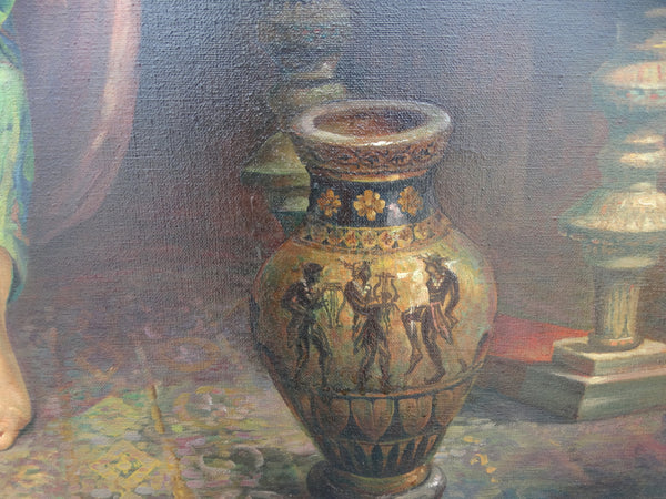 Salome - Oil on Canvas by Innocenzo Daraio 1970s