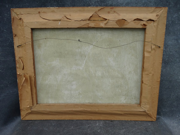 Jesús Ortíz Tajonar (1919-1990) Campesino Couple - Oil on Canvas P2569