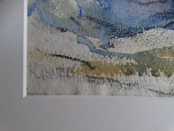 Harold Davies Landscape Watercolor 1970 P2592