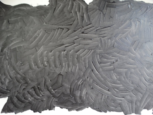 Archie Rand - Black & White Painting 1990s Oil on Canvas P2593