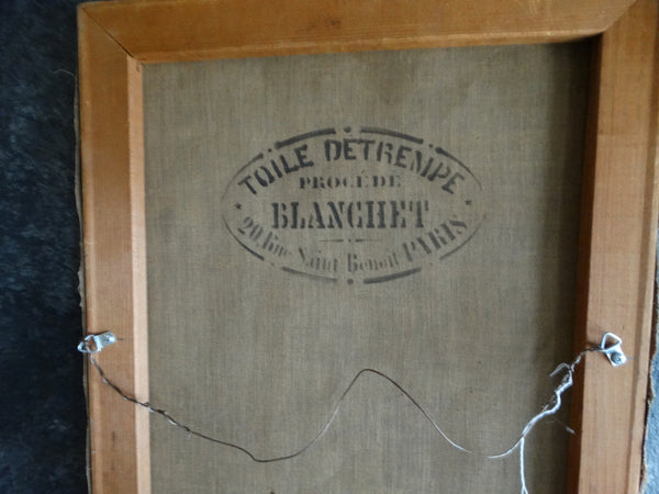 19th Century French Academic Nude - Oil on Canvas - P2599