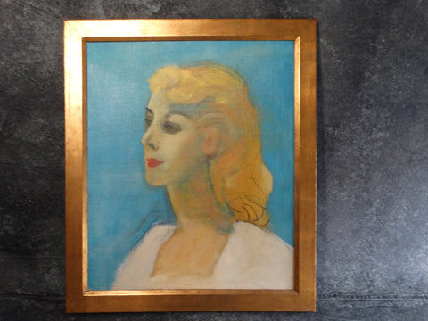 Channing Peake - Portrait of His Mistress - My Beautiful Linda 1959 - Oil on Canvas P2605