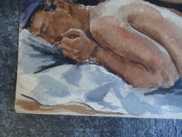 Jae Carmichael Catalina Island Beach - Catalina Island Beach - Watercolor P2613