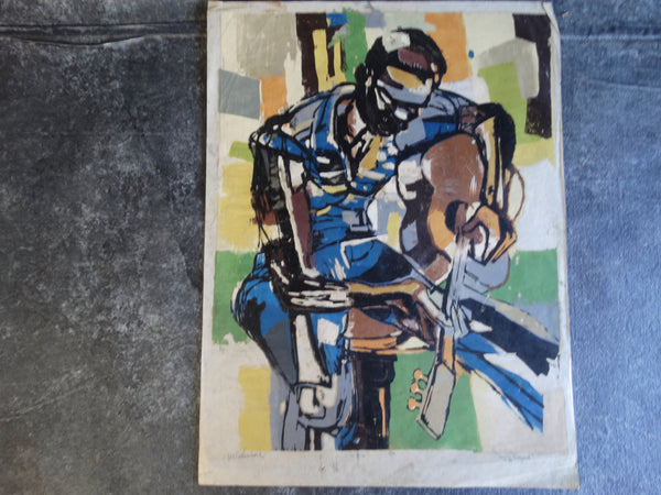 Jae Carmichael -Singing Raymond - Serigraph - P2617