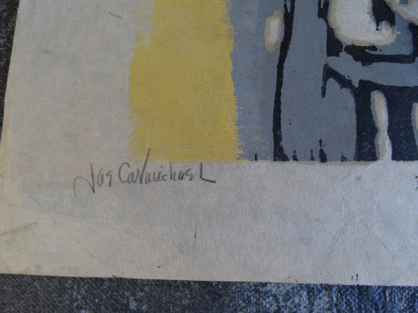 Jae Carmichael -Singing Raymond - Serigraph - P2617