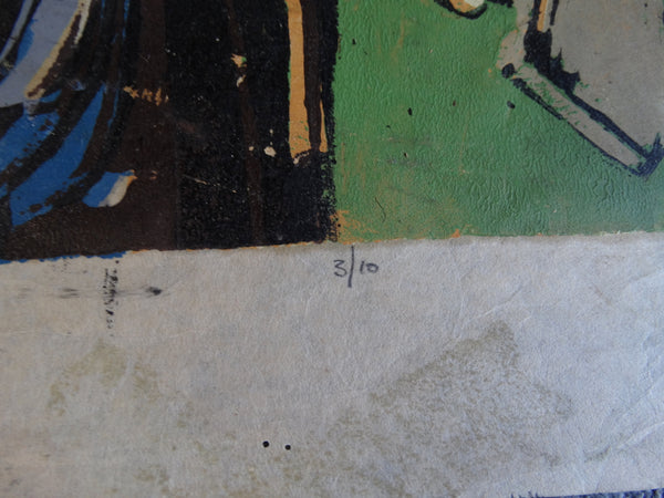 Jae Carmichael -Singing Raymond - Serigraph - P2617