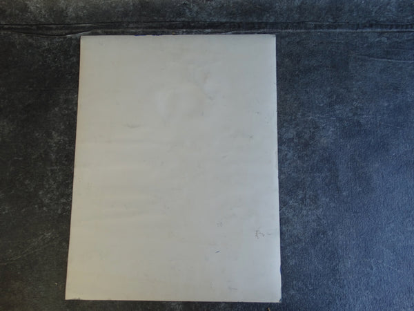 Jae Carmichael Modernist Theater Blue and Yellow Study 1960s Watercolor P2623