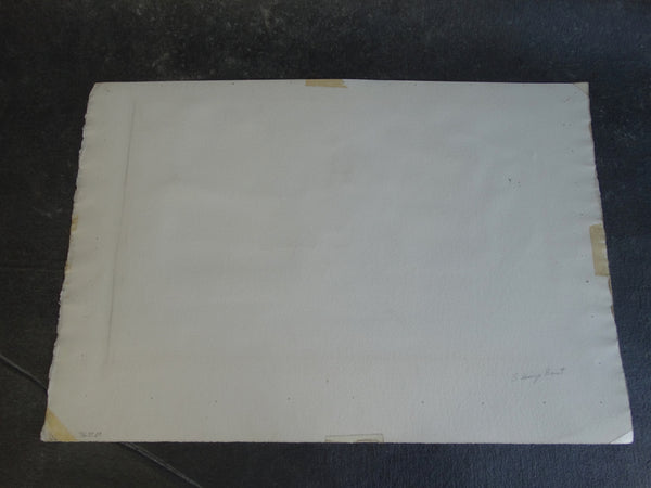 Frank Moss Hamilton - Shrimp Boat - Watercolor 1952 - P2629