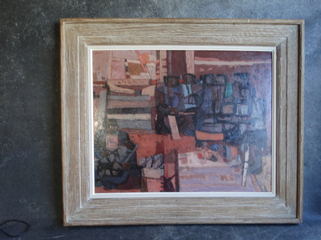 Richard Haines - Navajo - Oil on Board - 1956 (?) P2638
