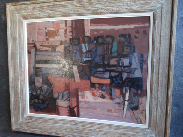 Richard Haines - Navajo - Oil on Board - 1956 (?) P2638