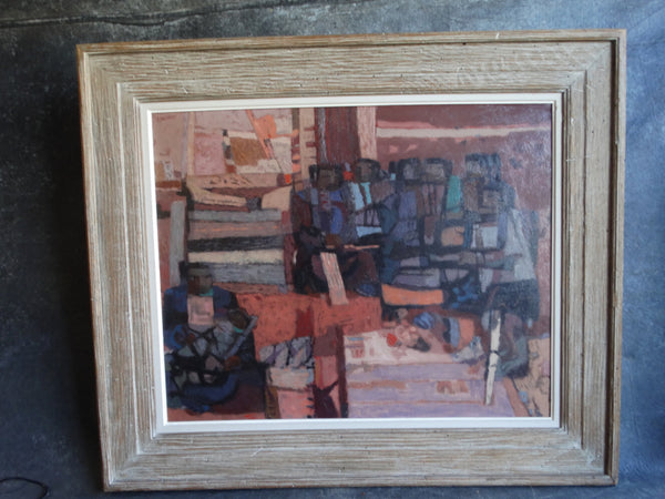 Richard Haines - Navajo - Oil on Board - 1956 (?) P2638