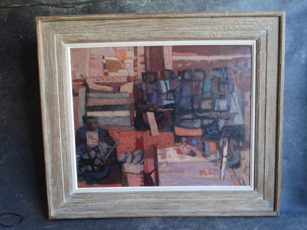 Richard Haines - Navajo - Oil on Board - 1956 (?) P2638