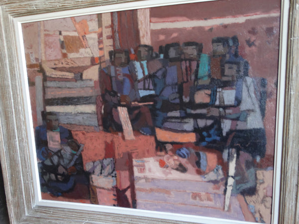 Richard Haines - Navajo - Oil on Board - 1956 (?) P2638