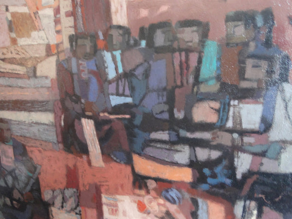 Richard Haines - Navajo - Oil on Board - 1956 (?) P2638