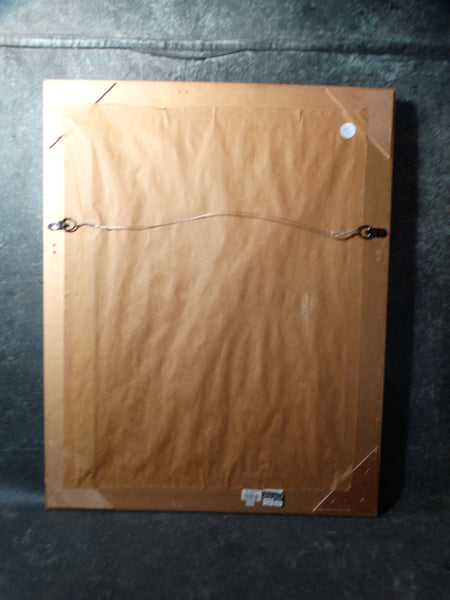 Eleanor Merriam Lukits - Oil Pastel on Board - The Guitarist - circa 1940s P2655