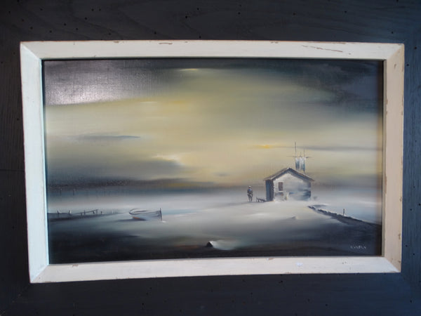 Robert Watson Oil on Canvas - Descent of Night - P2671