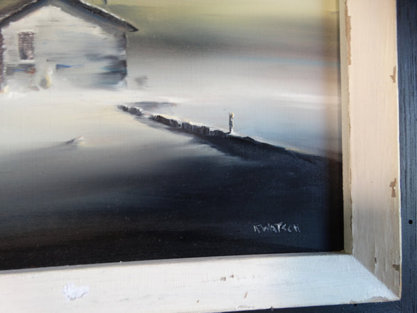 Robert Watson Oil on Canvas - Descent of Night - P2671