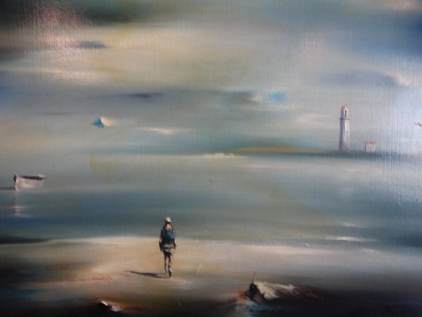 Robert Watson - Oil on Canvas - Low Tide - P2672