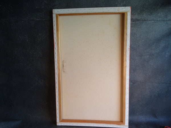 Meyer Greenberg Orange Abstract Oil on Canvas P2688