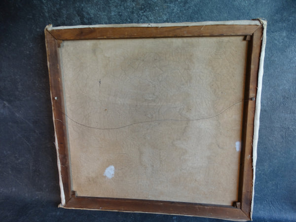 Leon Saulter  (1908 - 1986) Ultra Modernist Cityscape - Oil on Canvas P2692