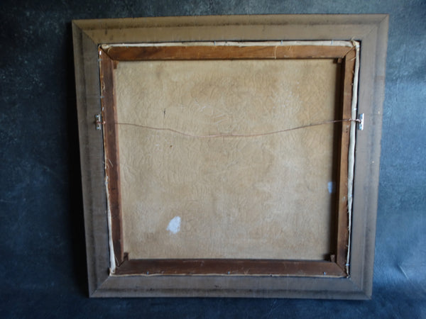 Leon Saulter  (1908 - 1986) Ultra Modernist Cityscape - Oil on Canvas P2692