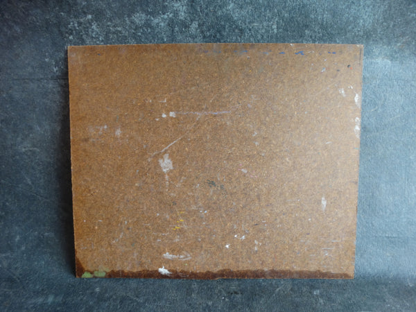 Anders Aldrin Seated Nude Oil on Board 1950s P2696