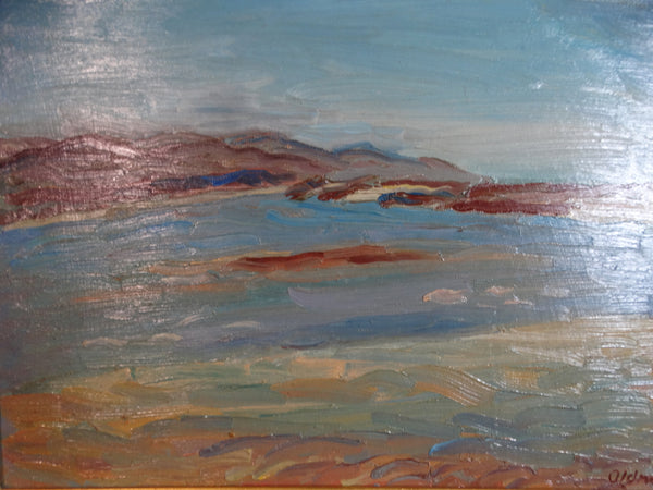 Anders Aldrin Bay View / Inlet Oil on Board 1943 P2731