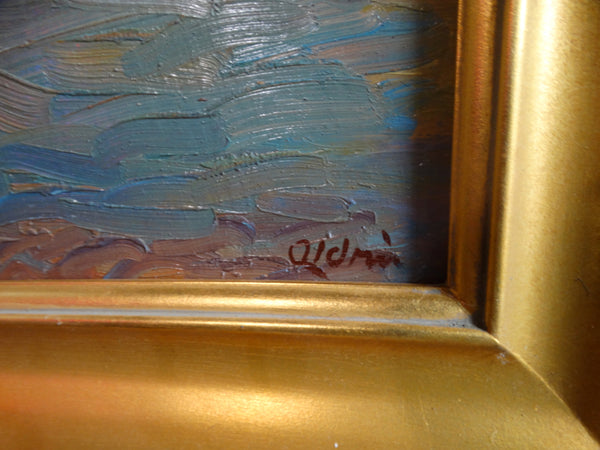 Anders Aldrin Bay View / Inlet Oil on Board 1943 P2731